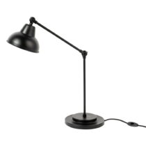 Čierna stolová lampa Xavi - White Label (Stolové lampy)