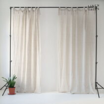 Krémová záclona 130x330 cm Daytime - Linen Tales (Záclony)