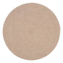 Béžový koberec z recyklovaného plastu La forma Rodhe, ø 150 cm (Vonkajšie koberce)