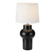 Bielo-čierna stolová lampa Shape - Markslöjd (Stolové lampy)