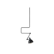 Čierne závesné svietidlo s kovovým tienidlom 60x60 cm Coben - CustomForm (Lustre)