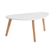 Biely konferenčný stolík Bonami Essentials Skandinávsky, dĺžka 84,5 cm (Konferenčné stolíky)
