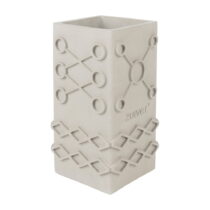 Svetlosivá váza z betónu Graphic – Zuiver (Vázy)