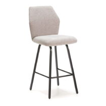 Svetlosivé barové stoličky v súprave 4 ks 65 cm Bei - Marckeric (Barové stoličky)