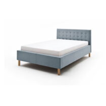 Modrosivá čalúnená jednolôžková posteľ 120x200 cm Malin – Meise Möbel (Jednolôžkové postele)