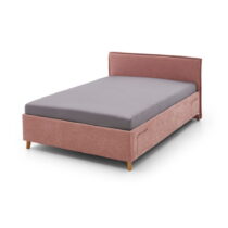 Ružová detská posteľ s úložným priestorom 90x200 cm Fun – Meise Möbel (Detské postele)