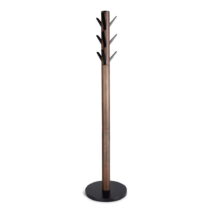 Čierny prírodný vešiak z kaučukového dreva Flapper - Umbra (Vešiaky)