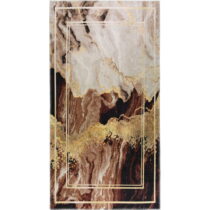 Hnedo-krémový umývateľný koberec 50x80 cm - Vitaus (Koberce)