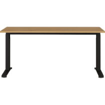 Pracovný stôl s doskou v dubovom dekore 80x160 cm Agenda – Germania (Pracovné a písacie stoly)