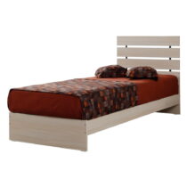 Jednolôžková posteľ v prírodnej farbe 90x200 cm Fuga – Kalune Design (Jednolôžkové postele)