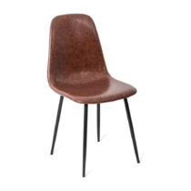 Súprava 2 hnedých jedálenských stoličiek Bonami Essentials Lissy (Jedálenské stoličky)