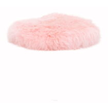 Ružový sedák z ovčej kožušiny Native Natural Round, ⌀ 40 cm (Vankúše na sedenie)