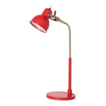 Červená stolová lampa s LED svetlom SULION Bang (Stolové lampy)