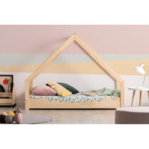 Domčeková detská posteľ z borovicového dreva Adeko Loca Dork, 90 x 200 cm (Detské postele)