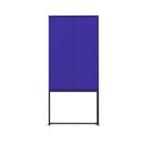 Modrá skrinka 75x164,5 cm Lennon – Really Nice Things (Skrinky)