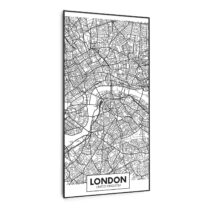 Wonderwall Air Art Smart, infračervený ohrievač, mapa mesta Londýn Klarstein