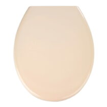 Svetloružové WC sedadlo s jednoduchým zatváraním Wenko Premium Ottana, 45,2 × 37,6 cm (Záchodové dos...
