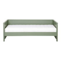 Zelená posteľ/sofa WOOOD Nikki, 200 × 90 cm (Jednolôžkové postele)