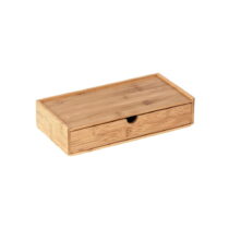 Bambusový úložný box s priehradkou Wenko Terra (Kúpeľňové organizéry)