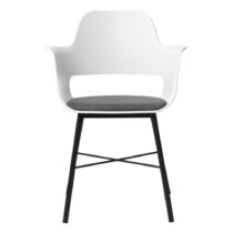 Biela jedálenská stolička Unique Furniture Wrestler (Jedálenské stoličky)
