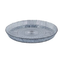 Modrý sklenený servírovací tanier ø 30 cm Kusintha – Bitz (Servírovacie taniere)