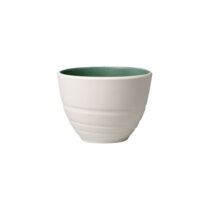 Bielo-zelená porcelánová šálka Villeroy & Boch Leaf, 450 ml (Hrnčeky)