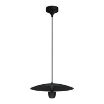 Čierné závesné svietidlo SULION Poppins, výška 150 cm (Lustre)