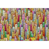 Sklenený obraz 70x50 cm City - Wallity (Obrazy)