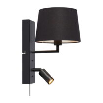 Čierne LED nástenné svietidlo (dĺžka 28,5 cm) Como - Markslöjd (Nástenné svietidlá)