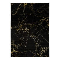 Čierny koberec Universal Gold Marble, 80 x 150 cm (Koberce)