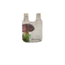 Skladacia taška s potlačou húb Esschert Design (Nákupné tašky)
