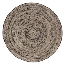 Béžový okrúhly koberec ø 120 cm Swirl – Hanse Home (Koberce)