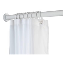 Biela teleskopická tyč do kúpeľne Wenko Luz, dĺžka 70-115 cm (Doplnky k sprchovacím závesom)