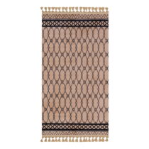 Hnedý umývateľný koberec behúň 200x80 cm - Vitaus (Koberce)