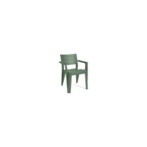 Zelená plastová záhradná stolička Julie – Keter (Záhradné stoličky)