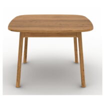 Rozkladací jedálenský stôl z dubového dreva v prírodnej farbe 100x120 cm Twig – The Beds (Jedálenské...