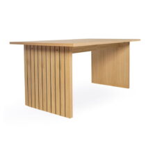 Jedálenský stôl s doskou v dubovom dekore 90x160 cm Stripe - Woodman (Jedálenské stoly)
