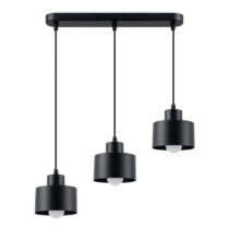 Čierne závesné svietidlo ø 12 cm Alastro – Nice Lamps (Lustre)