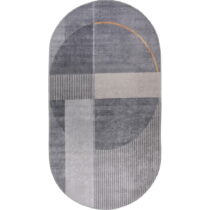 Sivý umývateľný koberec 120x180 cm Oval – Vitaus (Koberce)