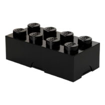 Čierny desiatový box LEGO® (Detské desiatové boxy)