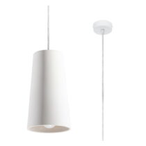 Biele keramické závesné svietidlo Nice Lamps Armica (Lustre)