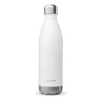 Biela cestovná nerezová fľaša 750 ml Originals - Qwetch (Fľaše)