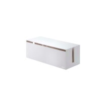 Biely box na nabíjačky YAMAZAKI Web Cable Box (Organizéry do pracovne)