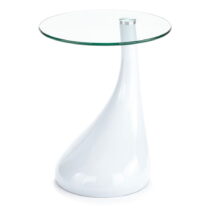 Okrúhly odkladací stolík so sklenenou doskou ø 45 cm Pop - Tomasucci (Odkladacie stolíky)
