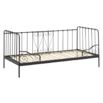 Čierna detská posteľ 90x200 cm Alice - Vipack (Detské postele)
