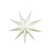 Svietiaca hviezda Solvalla White, 100 cm (Svetelné dekorácie)