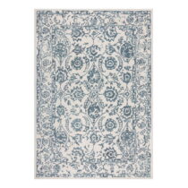 Biely/modrý vlnený koberec 170x120 cm Yasmin - Flair Rugs (Koberce)