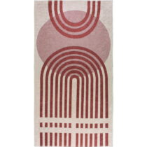 Červeno-biely umývateľný koberec 120x180 cm - Vitaus (Koberce)