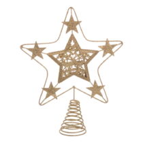 Hviezda na vianočný strom v zlatej farbe Casa Selección Terminal, ø 18 cm (Vianočné ozdoby)