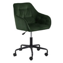 Zelená kancelárska stolička so zamatovým povrchom Actona Brooke (Kancelárske stoličky)